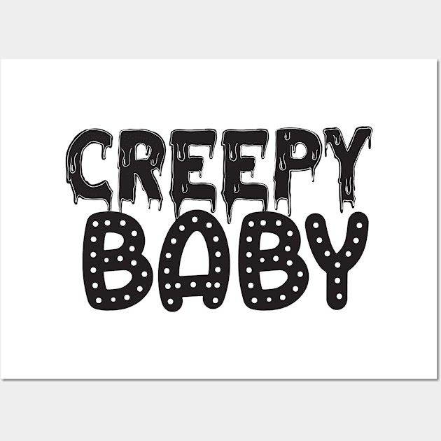 Creepy Baby Wall Art by BunnyCreative